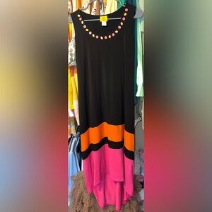 NWOT Ruby Rd. Take It To The Max Maxi Dress Size Large Petite ( LP )